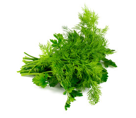 fresh dill and parsley