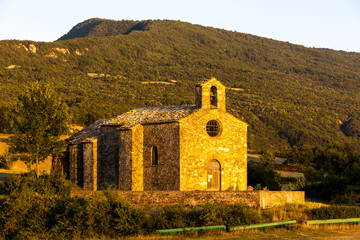 Fototapeta premium Chapel St. Jean de Crupies, Rhone-Alpes, France