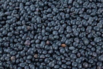 Fototapeta na wymiar black lentils