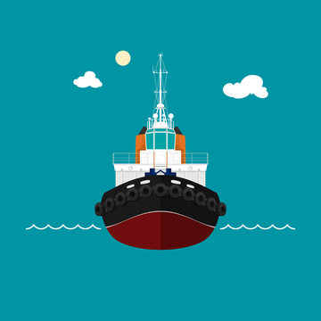 Tugboat for towage and mooring of other courts