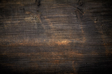 Obraz premium malowane na czarno drewno