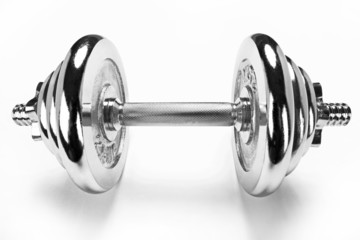 The dumbbell, sport life concept