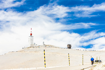 weather station on summit of Mont Ventoux, Provence, France