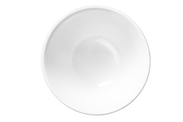 White empty saucer