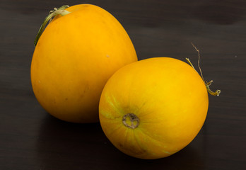Small yellow melon