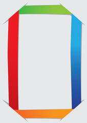 Colorful Rectangle Frame Page Layout Design