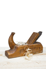 Old wooden plane