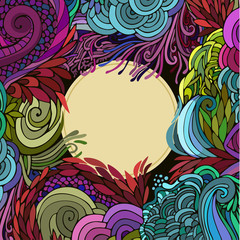 Seamless floral vector background