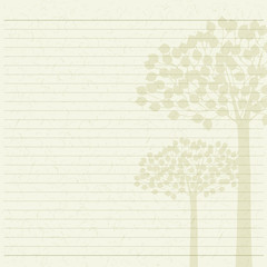 tree letter paper - 78255841
