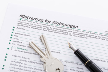 Mietvertrag ausfüllen