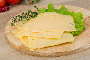 Sliced cheddar