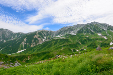 Fototapeta premium Mt.Tateyama in the Northern Japan Alps, Toyama, Japan
