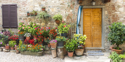Fototapeta na wymiar Montefioralle (Chianti, Tuscany)