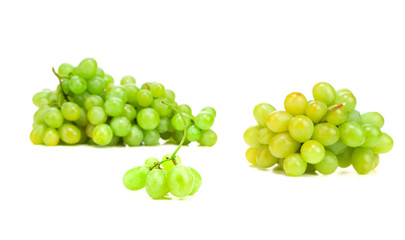ripe and juicy green grapes