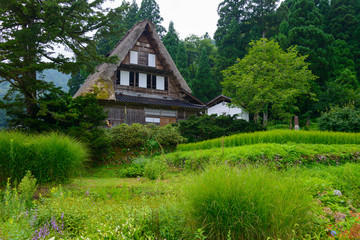 Historic Village of Gokayama in summer, Ainokura Gassho-zukuri v