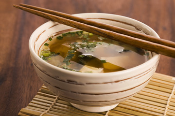 Japanese miso soup