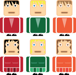 Personaggi stilizzati