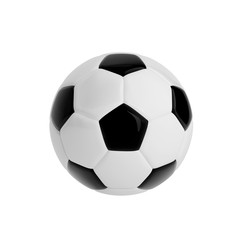 Isolated football soccer ball