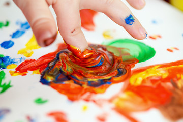 Finger painting