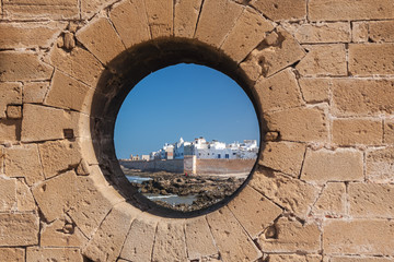 ESSAOUIRA, MOROCCO -  town of Essaouira circa.  fortress
