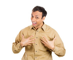 unhappy, annoyed young man mad asking you talking to me 
