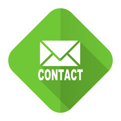 email flat icon contact sign
