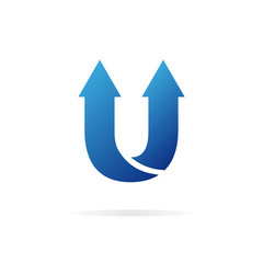 Logo U letter for company vector design template. © Lifeking
