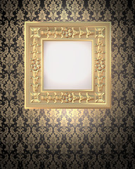 decorative gold frame