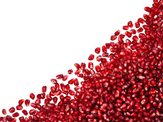 scattered with angle pomegranate seeds, can be used as a backgro
