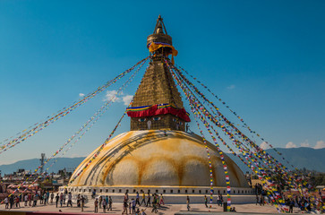 Buddhanath Temple in Kathmandu Nepal