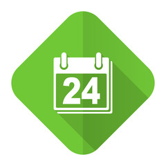 calendar flat icon organizer sign agenda symbol