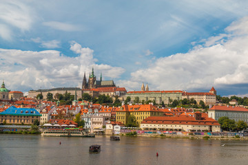Fototapeta na wymiar Nice View of Prague Castle