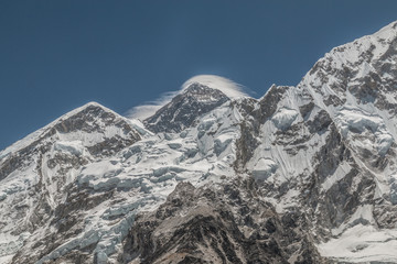 The Summit of Mount Everest in Nepal