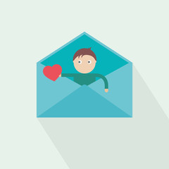 you have got mail. new massage. vector