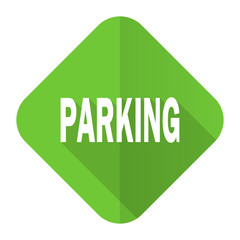 parking flat icon