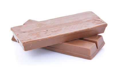 Chocolate isolate on white background