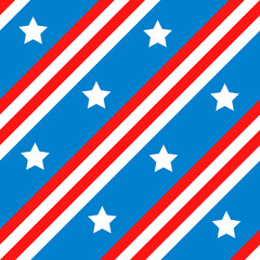 seamless background with American flag for your design