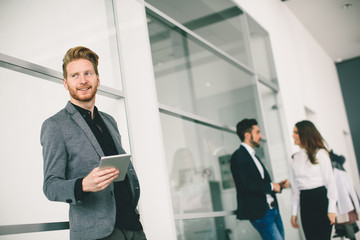 Young people in the office