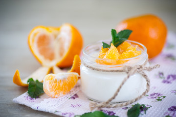  yogurt with mandarin oranges