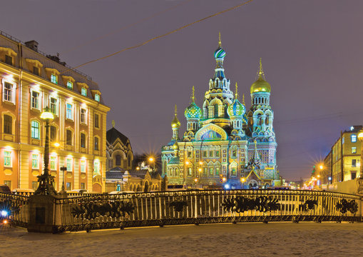 Church of the Savior on Spilled Blood. St-Petersburg. Russia