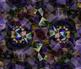 Ethnic pattern. Abstract kaleidoscope