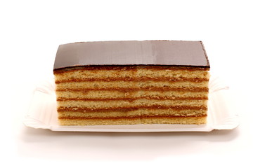 Prince Regent cake, biscuit with chocolate