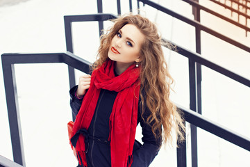 Stylish fashion portrait