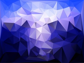 Polygon background blue