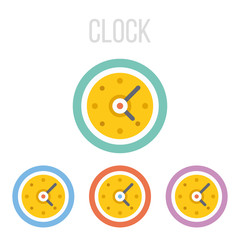 Obraz premium Vector clock icons