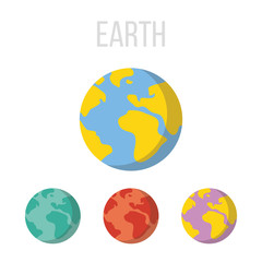 Vector Earth icons