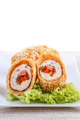 Stuffed chicken roll