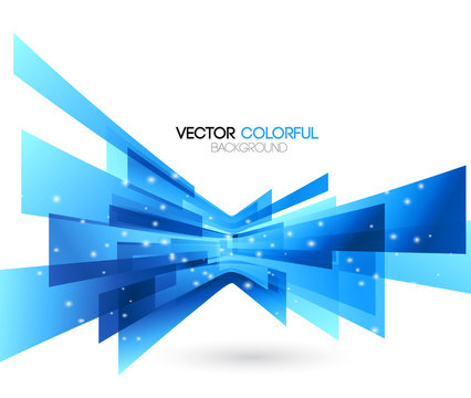 Abstract technology lines vector background