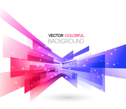 Abstract technology lines vector background