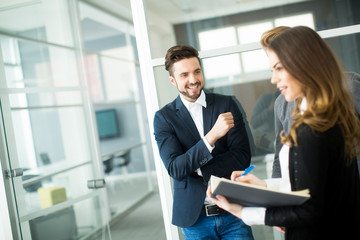 Young people in the office